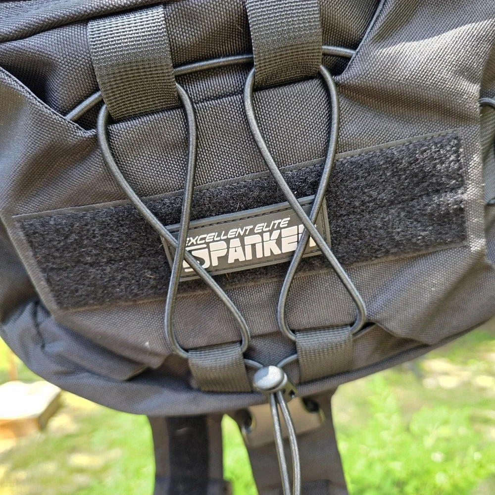 Spanker Tactical Dog Vest Black Harness Approx 11x11‎ Carrying Pockets